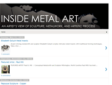 Tablet Screenshot of metal-artist-sculptor.blogspot.com