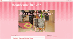 Desktop Screenshot of moonbeamsinajar.blogspot.com