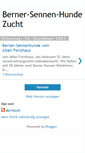 Mobile Screenshot of bernersennenhunde.blogspot.com