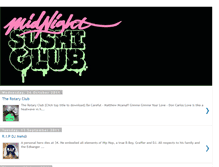 Tablet Screenshot of midnightsushiclub.blogspot.com