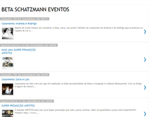 Tablet Screenshot of betaschatzeventos.blogspot.com