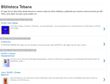 Tablet Screenshot of biblioteca-tebana.blogspot.com