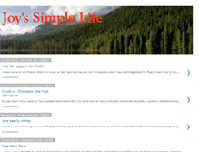 Tablet Screenshot of joyssimplelife.blogspot.com