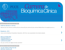 Tablet Screenshot of bioquimicaclinicapuce.blogspot.com