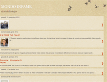 Tablet Screenshot of mondo-infame.blogspot.com