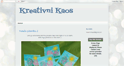 Desktop Screenshot of kreativnikaos.blogspot.com