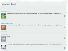 Tablet Screenshot of kreativnikaos.blogspot.com