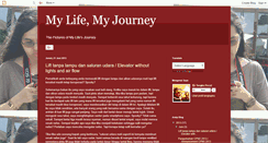 Desktop Screenshot of mylifemyjourney13.blogspot.com