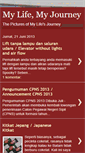 Mobile Screenshot of mylifemyjourney13.blogspot.com