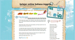 Desktop Screenshot of belajaronlinebahasainggris.blogspot.com