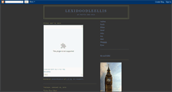 Desktop Screenshot of lexidoodleellis.blogspot.com