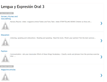 Tablet Screenshot of lenguayexpresionoral3.blogspot.com