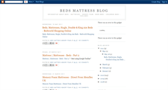 Desktop Screenshot of beds-mattress.blogspot.com