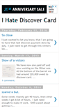 Mobile Screenshot of ihatediscovercard.blogspot.com