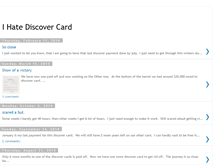 Tablet Screenshot of ihatediscovercard.blogspot.com