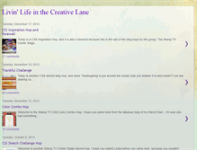Tablet Screenshot of livinlifeinthecreativelane.blogspot.com