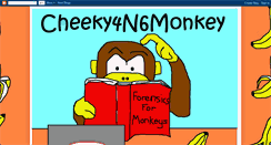 Desktop Screenshot of cheeky4n6monkey.blogspot.com