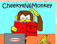 Tablet Screenshot of cheeky4n6monkey.blogspot.com