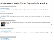 Tablet Screenshot of missiondunns.blogspot.com