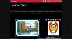 Desktop Screenshot of julioctellohualmay.blogspot.com