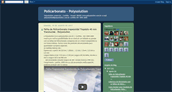 Desktop Screenshot of policarbonatopolysolution.blogspot.com