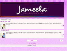 Tablet Screenshot of hijab-jameela.blogspot.com