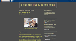 Desktop Screenshot of derechointrascendente.blogspot.com