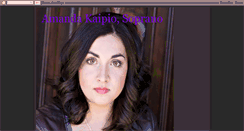 Desktop Screenshot of amandakaipio.blogspot.com