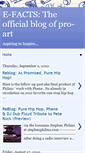 Mobile Screenshot of efacts4proart.blogspot.com