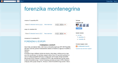 Desktop Screenshot of forenzikamontenegrina.blogspot.com