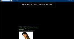 Desktop Screenshot of amir-khan-bollywood-actor.blogspot.com