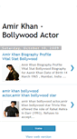 Mobile Screenshot of amir-khan-bollywood-actor.blogspot.com