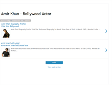Tablet Screenshot of amir-khan-bollywood-actor.blogspot.com