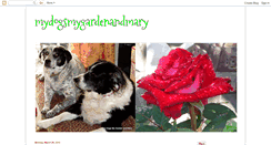 Desktop Screenshot of mydogsmygardenandmary.blogspot.com