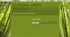 Desktop Screenshot of bioacademiaunefm.blogspot.com