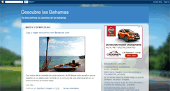 Desktop Screenshot of descubre-bahamas.blogspot.com