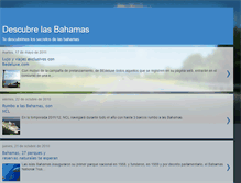 Tablet Screenshot of descubre-bahamas.blogspot.com