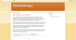 Desktop Screenshot of lilofantdesign.blogspot.com