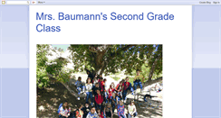 Desktop Screenshot of mrsbaumannssecondgradeclass.blogspot.com