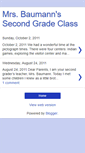 Mobile Screenshot of mrsbaumannssecondgradeclass.blogspot.com