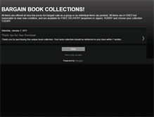 Tablet Screenshot of bargainbookcollections.blogspot.com