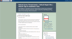 Desktop Screenshot of helicoil-inserts-thread-repair.blogspot.com