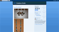 Desktop Screenshot of creationsclodie.blogspot.com