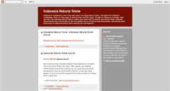 Desktop Screenshot of indonesianaturalstone.blogspot.com