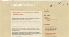 Desktop Screenshot of mademoiselle-ma.blogspot.com