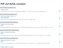 Tablet Screenshot of php-and-mysql-examples.blogspot.com