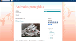 Desktop Screenshot of animalesprotegidos6.blogspot.com