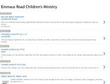 Tablet Screenshot of emmausroadchildren.blogspot.com