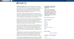 Desktop Screenshot of naicuupdates.blogspot.com