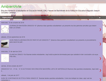 Tablet Screenshot of integradoambientarte.blogspot.com